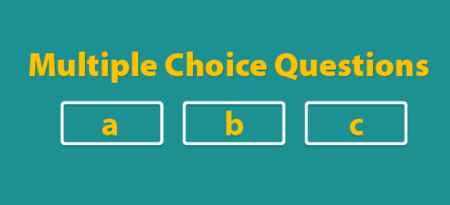 Multiple Choice Questions