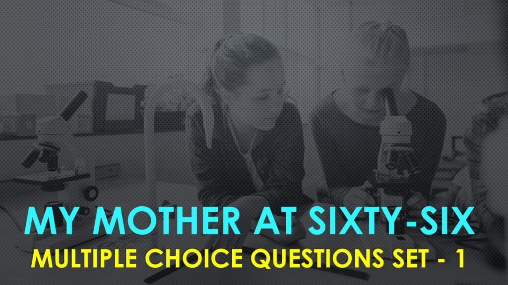 My Mother at Sixty Six-1