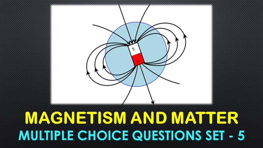 Magnetism and Matter-5