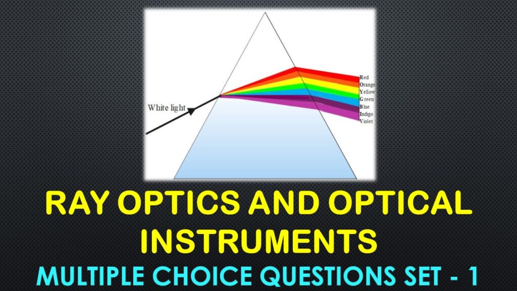 Ray Optics and Optical Instruments-1