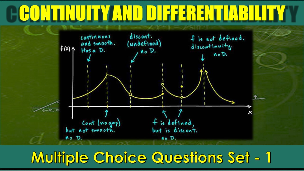 Continuity and Differentiability-1