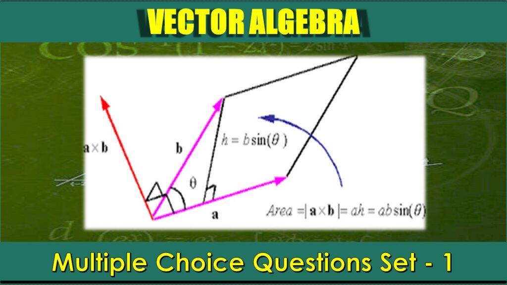 MCQ Questions Class 12 Vector Algebra-1