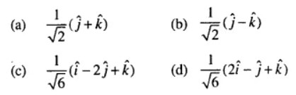 MCQ Questions Class 12 Vector Algebra-14