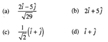 MCQ Questions Class 12 Vector Algebra-24