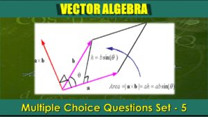 MCQ Questions Class 12 Vector Algebra With Answers