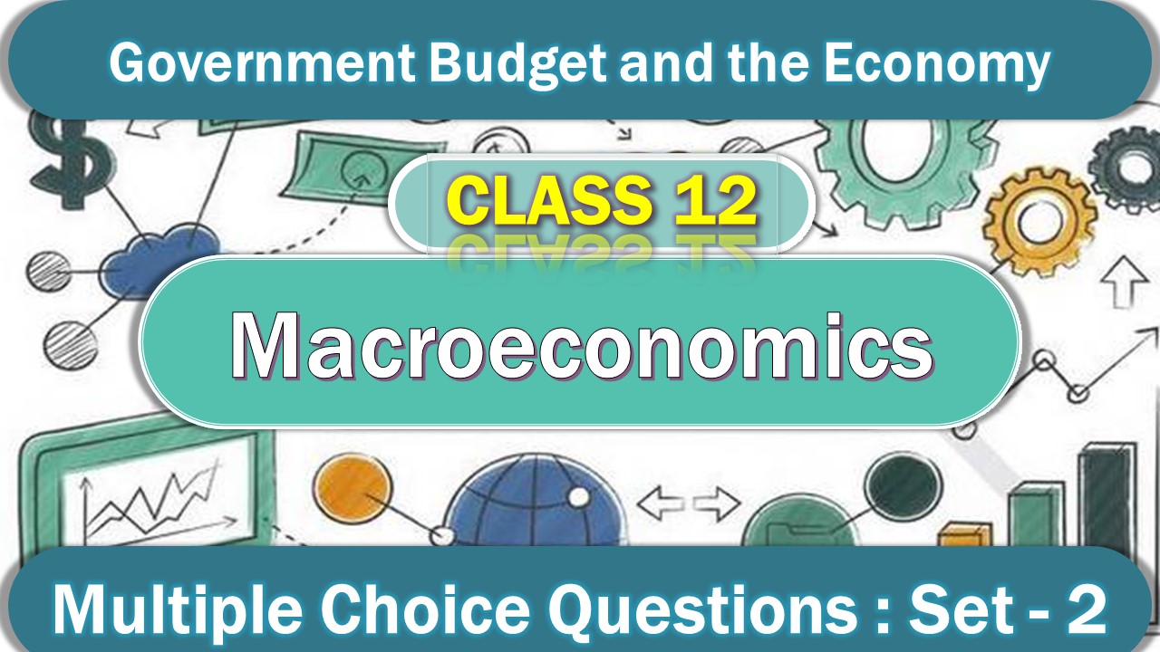 MCQ Questions Class 12 Government Budget and the Economy (2)