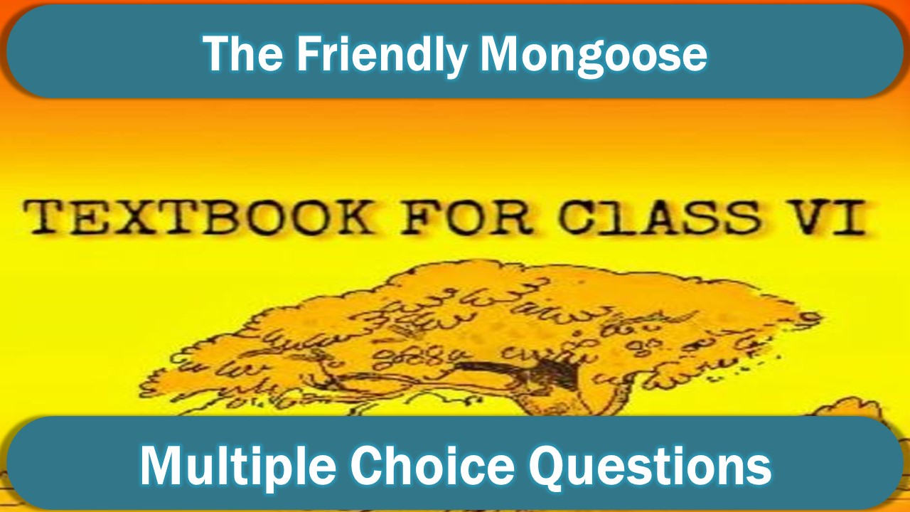 MCQ class 6 english The Friendly Mongoose