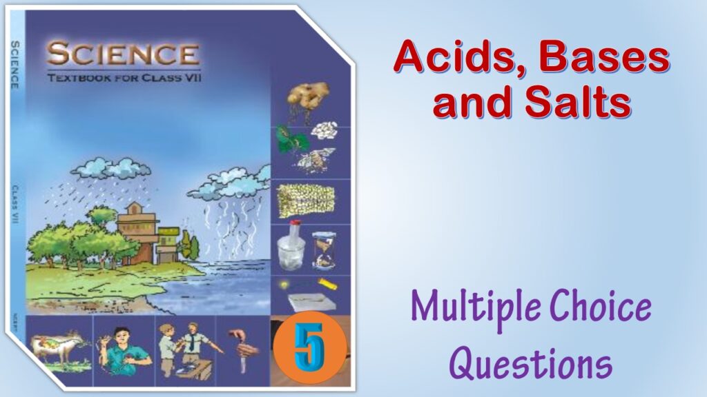 MCQ NCERT Class 7 Science Chapter 5 Acids, Bases and Salts