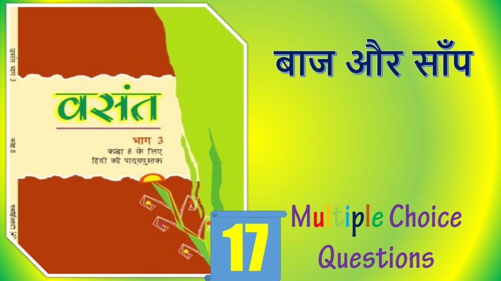 MCQ Questions for Class 8 Hindi Chapter (17)