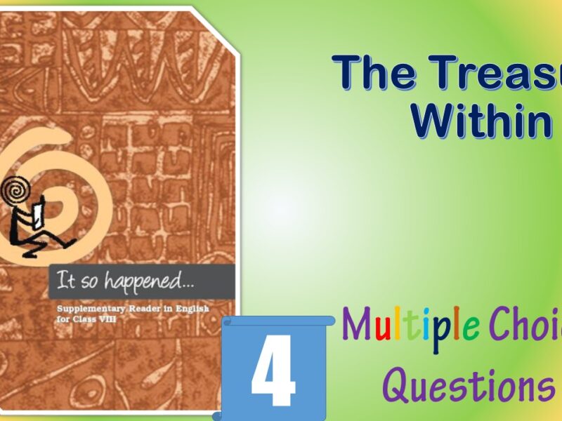 NCERT Class 8 English It May So Happen MCQ (4)