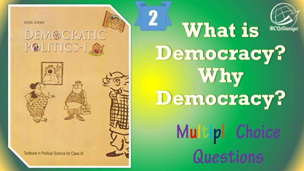 NCERT Class 9 Demographic Politics MCQ (2)