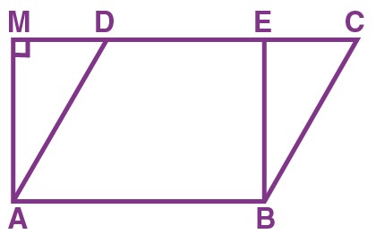 Class 9 Maths Chapter 9 Areas of Parallelogram and Triangles MCQs Example 19